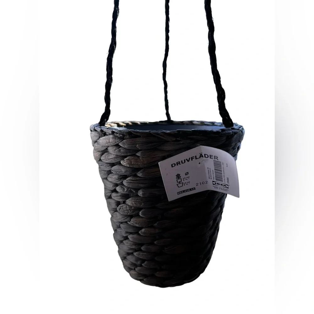 NWT Cute IKEA Brown Hanging Basket OS